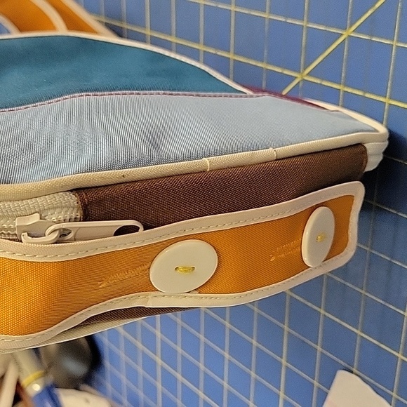 Phonak Hearing Aid Colorblock Crossbody Adjustable Bag 8.5" x 6.5" x 3" - Picture 2 of 13